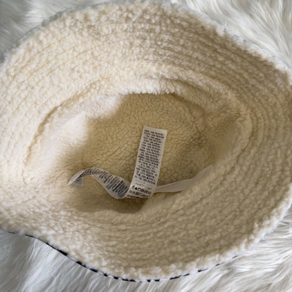 NWT - Disney Parks - Alice in Wonderland White Rabbit Checkered Bucket Hat - Picture 5 of 8